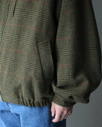 ssstein/DETATCHABLE COLLAR BRITISH TWEED JACKET  "TWEED CHECK"