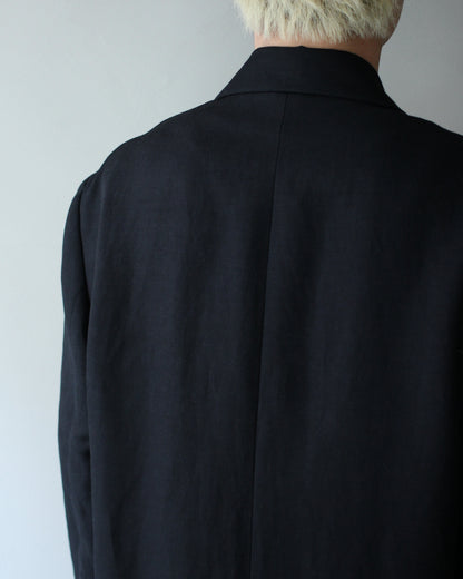 ssstein/VIS/LI/RA TWILL SINGLE BREASTED BLAZER "BLACK"