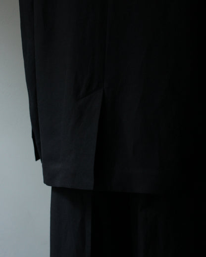 ssstein/VIS/LI/RA TWILL SINGLE BREASTED BLAZER "BLACK"