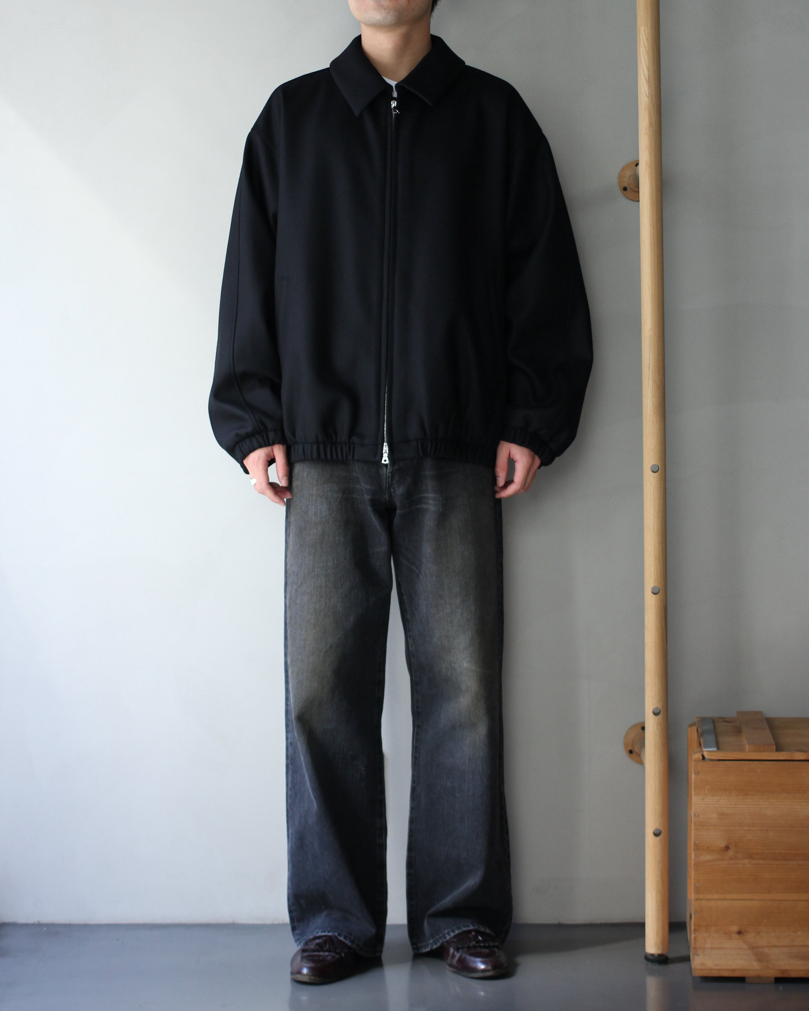 く*ん様 40s m-43 ssstein/MELTON OVERSIZED ZIP JACKET 