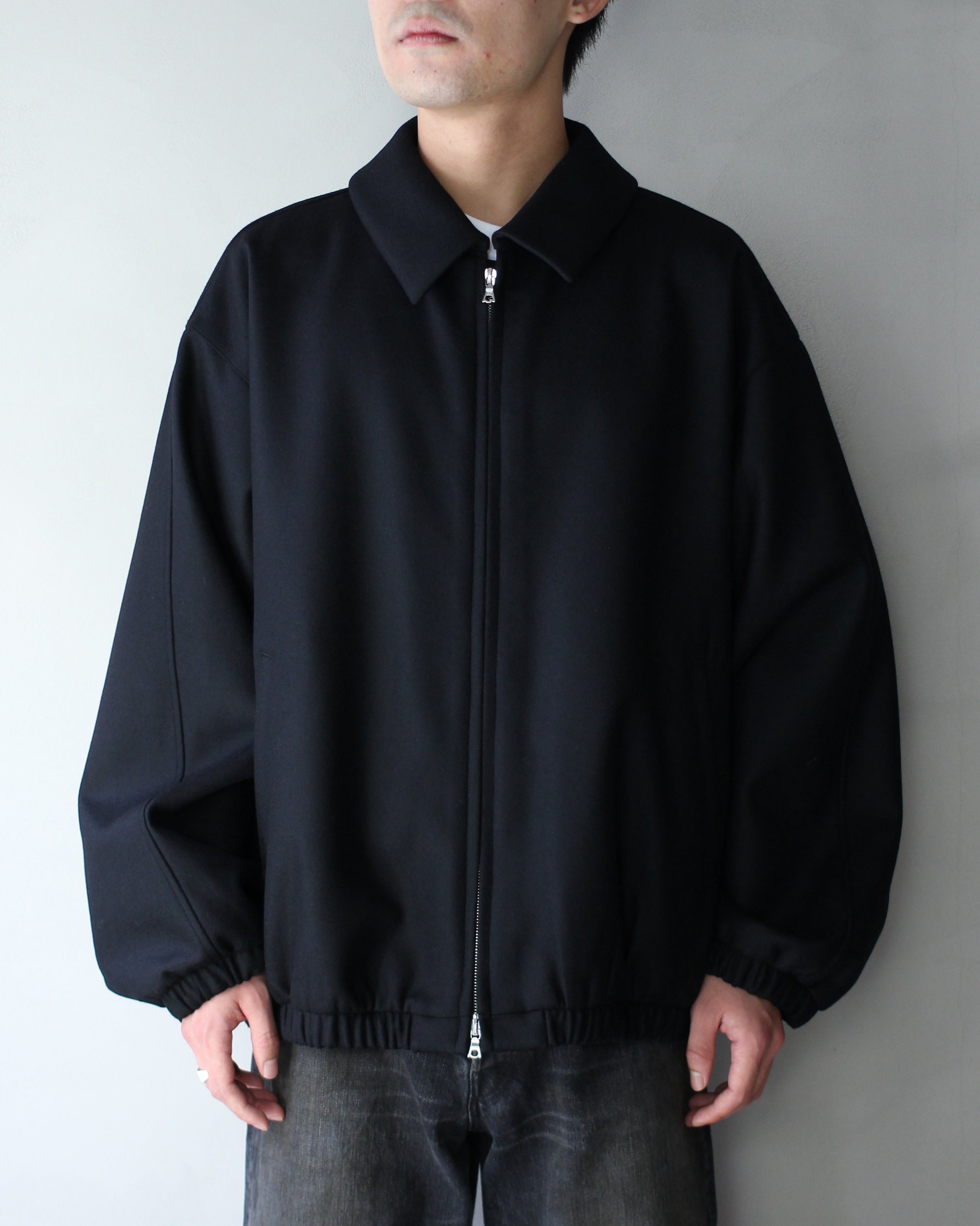 く*ん様 40s m-43 ssstein/MELTON OVERSIZED ZIP JACKET 