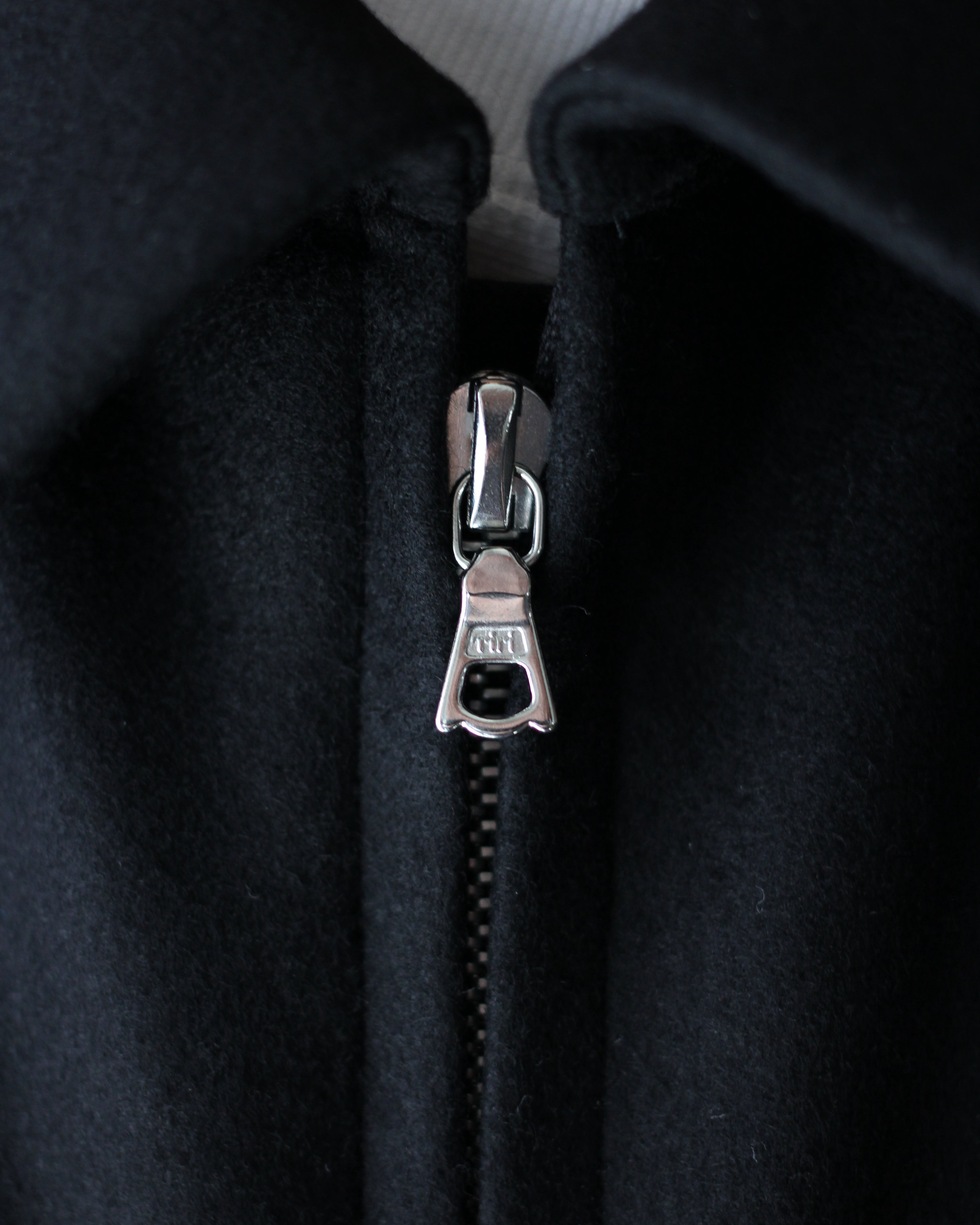ssstein/MELTON OVERSIZED ZIP JACKET 