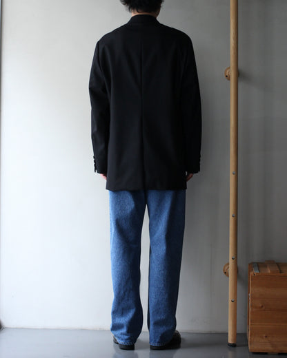 ULTERIOR/W/CASH PANAMA CLOTH DB JKT "BLACK"