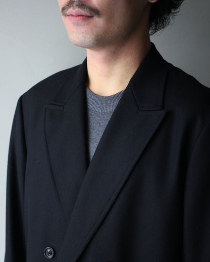 ULTERIOR/W/CASH PANAMA CLOTH DB JKT "BLACK"
