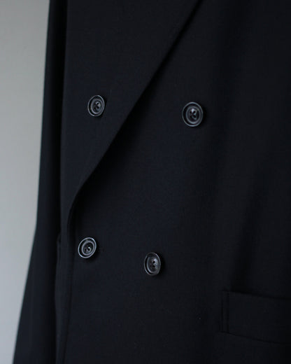 ULTERIOR/W/CASH PANAMA CLOTH DB JKT "BLACK"