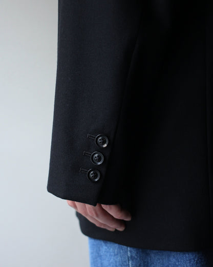ULTERIOR/W/CASH PANAMA CLOTH DB JKT "BLACK"