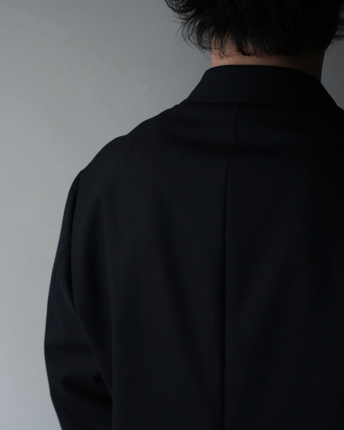 ULTERIOR/W/CASH PANAMA CLOTH DB JKT "BLACK"