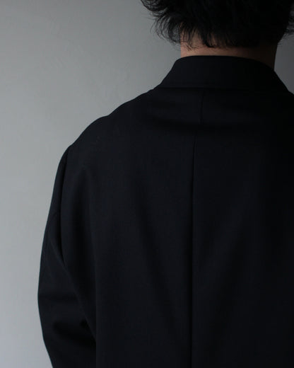 ULTERIOR/W/CASH PANAMA CLOTH DB JKT "BLACK"