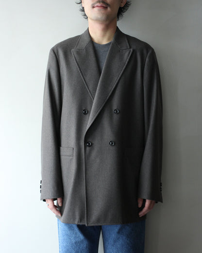 ULTERIOR/W/CASH PANAMA CLOTH DB JKT "DUST GREY"