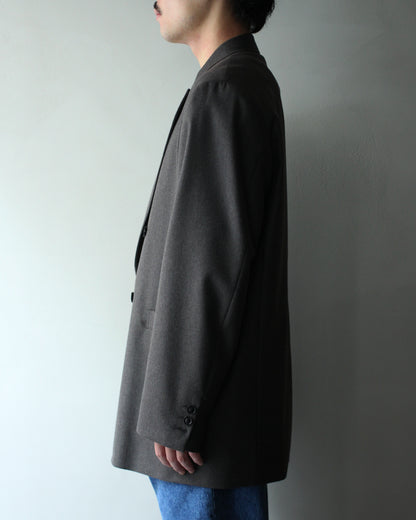 ULTERIOR/W/CASH PANAMA CLOTH DB JKT "DUST GREY"