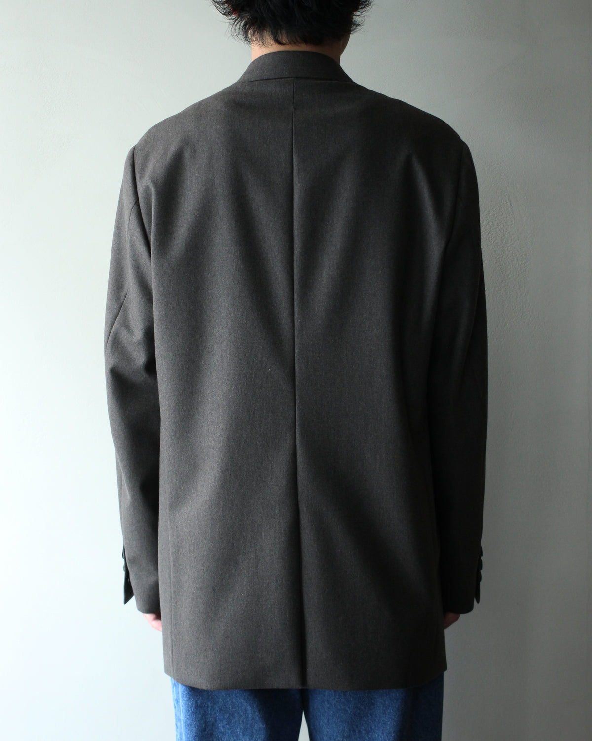 ULTERIOR/W/CASH PANAMA CLOTH DB JKT "DUST GREY"