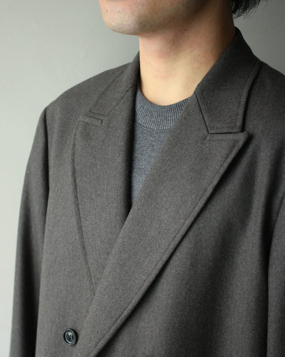 ULTERIOR/W/CASH PANAMA CLOTH DB JKT "DUST GREY"