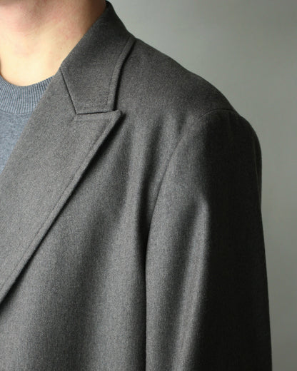 ULTERIOR/W/CASH PANAMA CLOTH DB JKT "DUST GREY"