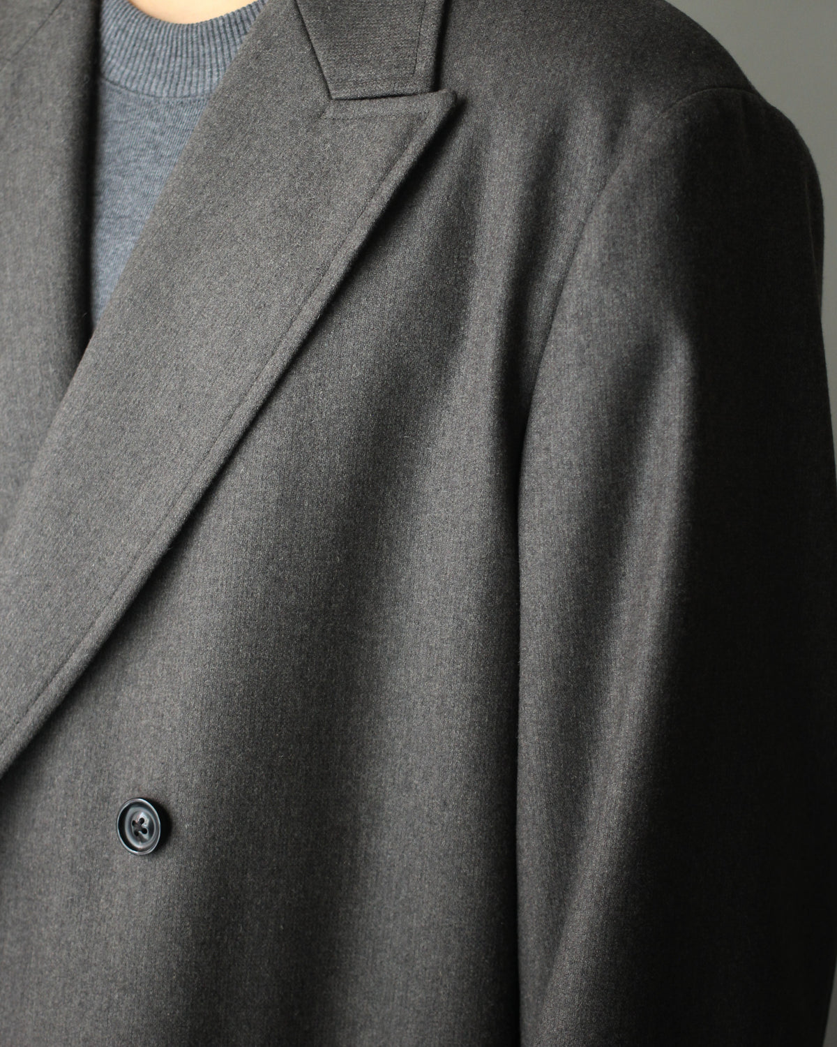 ULTERIOR/W/CASH PANAMA CLOTH DB JKT "DUST GREY"