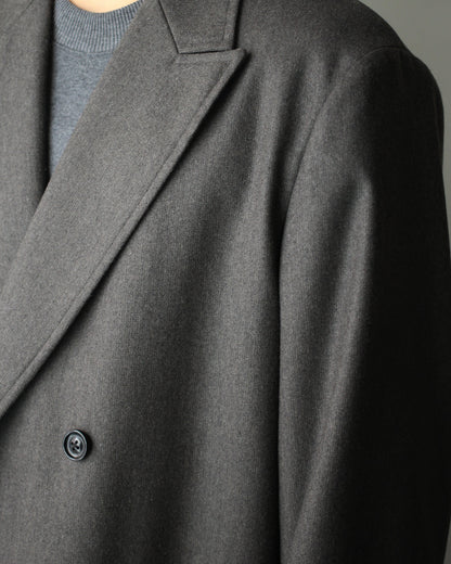 ULTERIOR/W/CASH PANAMA CLOTH DB JKT "DUST GREY"