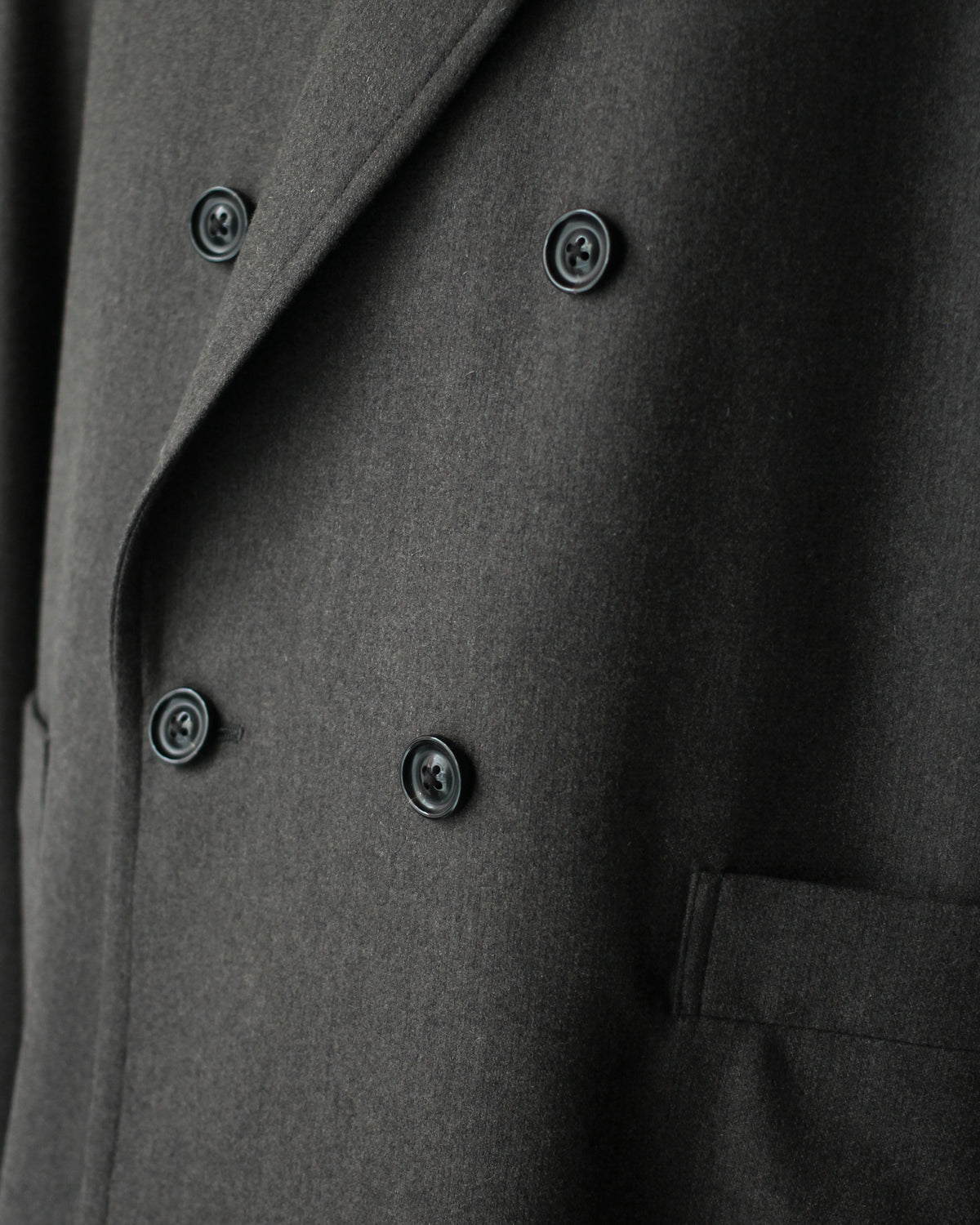 ULTERIOR/W/CASH PANAMA CLOTH DB JKT "DUST GREY"