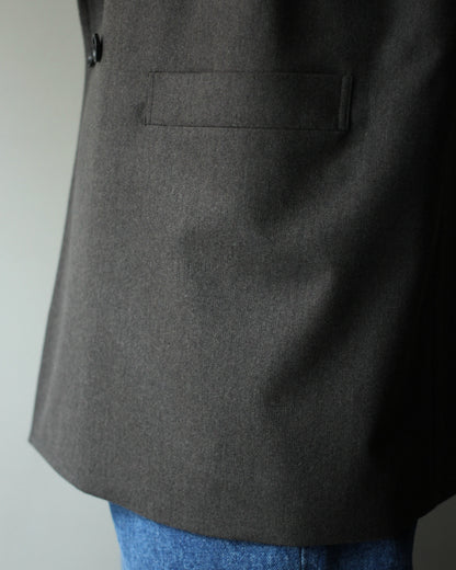 ULTERIOR/W/CASH PANAMA CLOTH DB JKT "DUST GREY"
