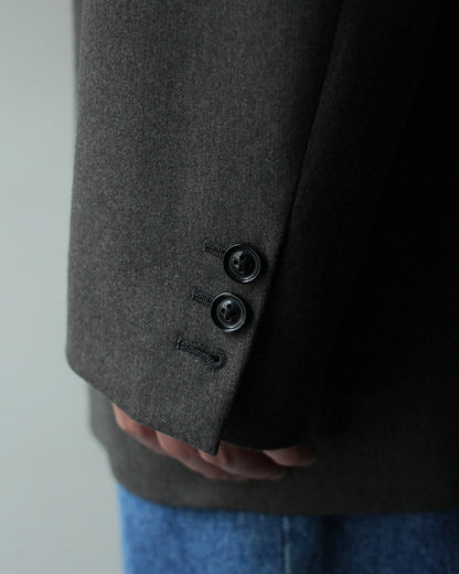 ULTERIOR/W/CASH PANAMA CLOTH DB JKT "DUST GREY"