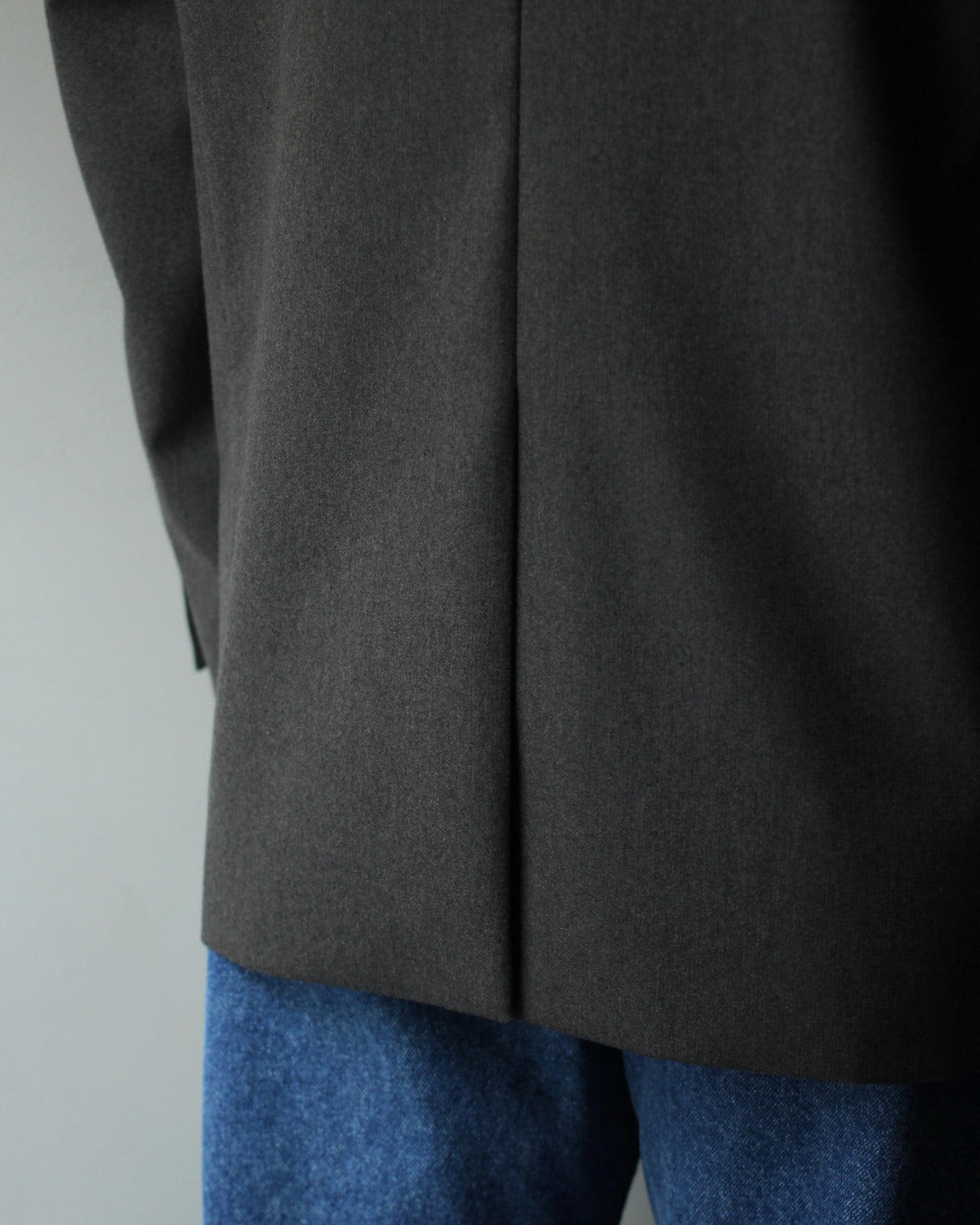 ULTERIOR/W/CASH PANAMA CLOTH DB JKT "DUST GREY"