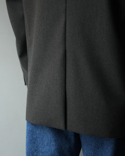 ULTERIOR/W/CASH PANAMA CLOTH DB JKT "DUST GREY"