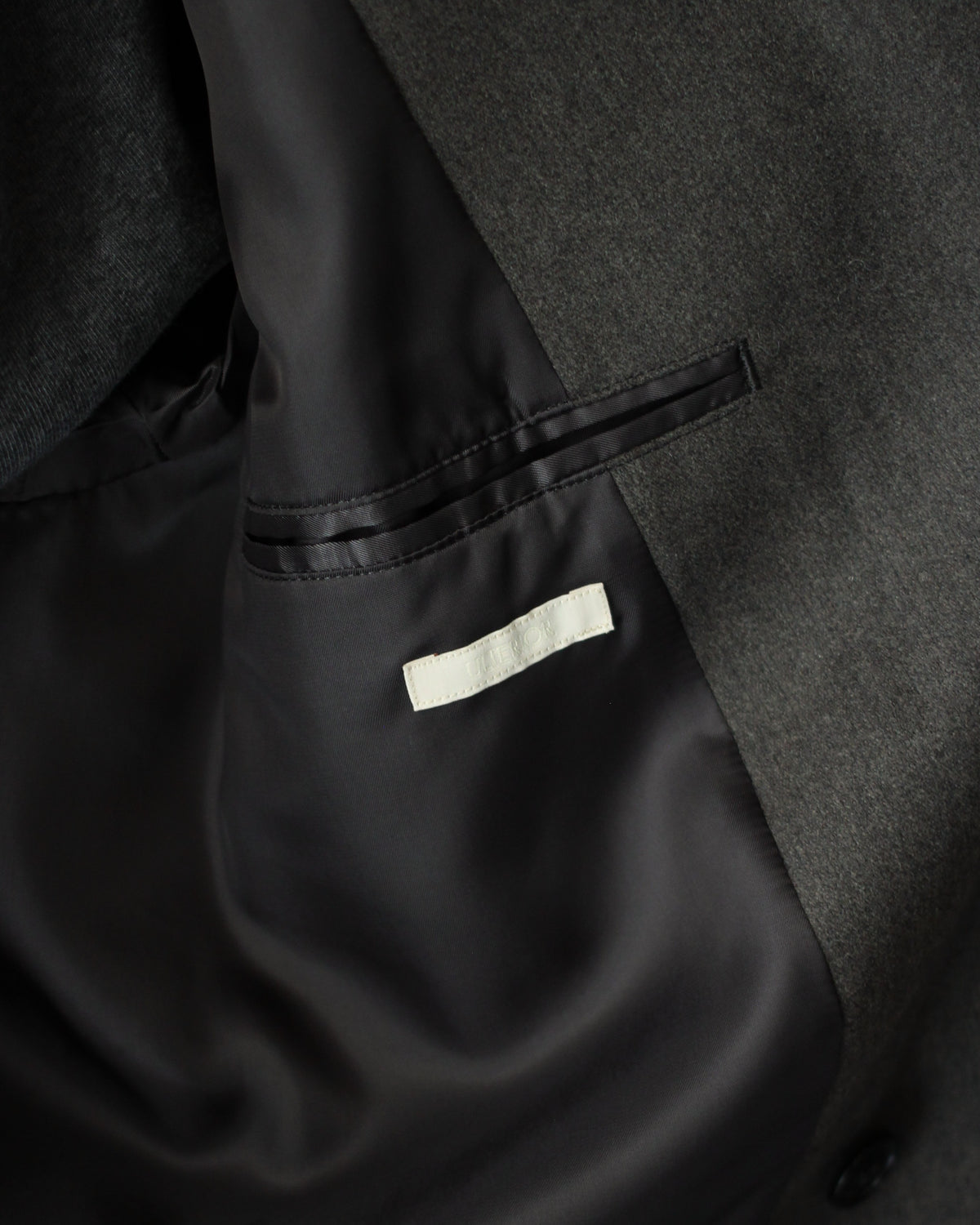 ULTERIOR/W/CASH PANAMA CLOTH DB JKT "DUST GREY"