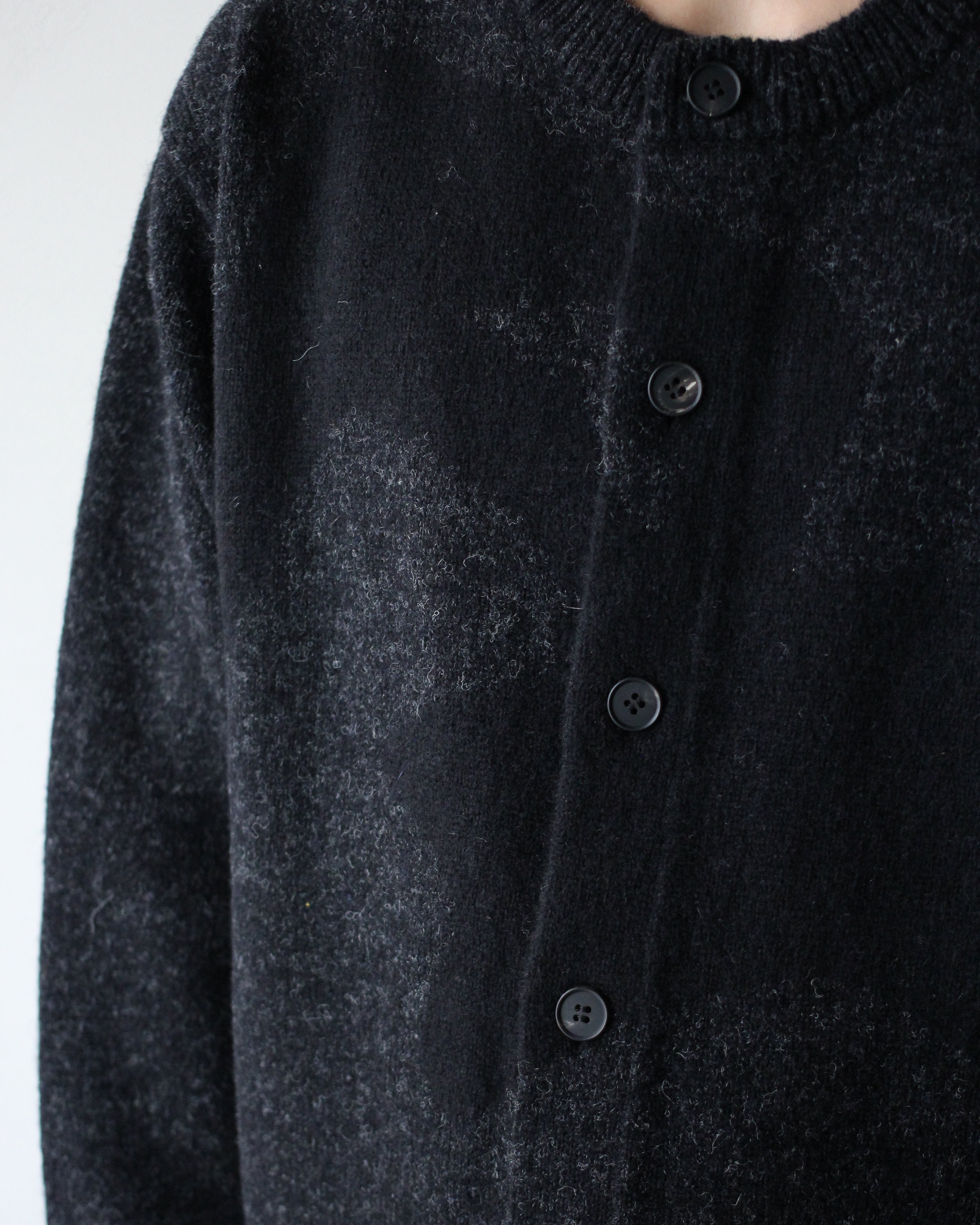 MATSUFUJI/Wool Cardigan Caribou Knit 