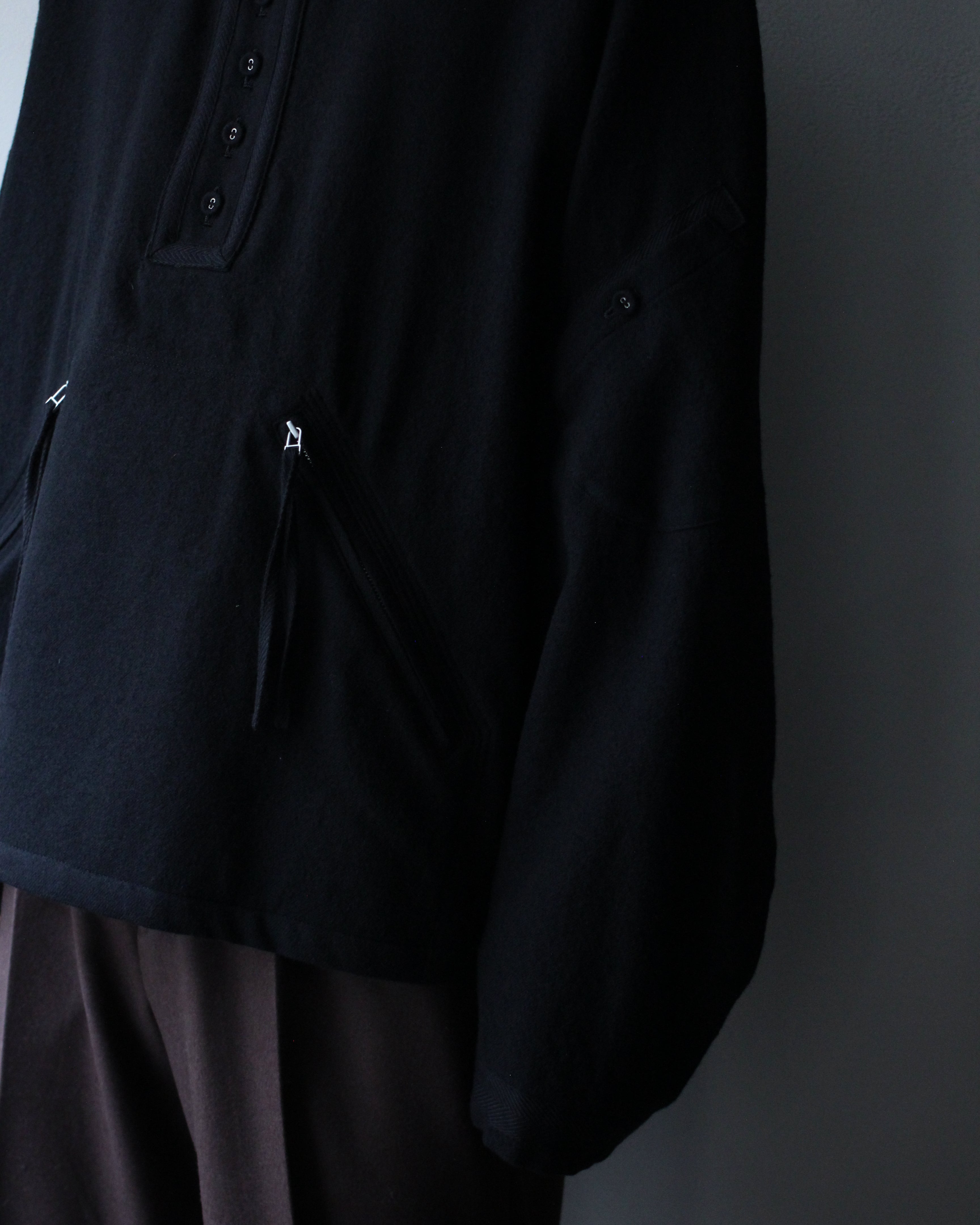 MATSUFUJI/Milling Wool Pullover Jacket 