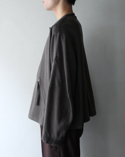 MATSUFUJI/Milling Wool Pullover Jacket "TAUPE"