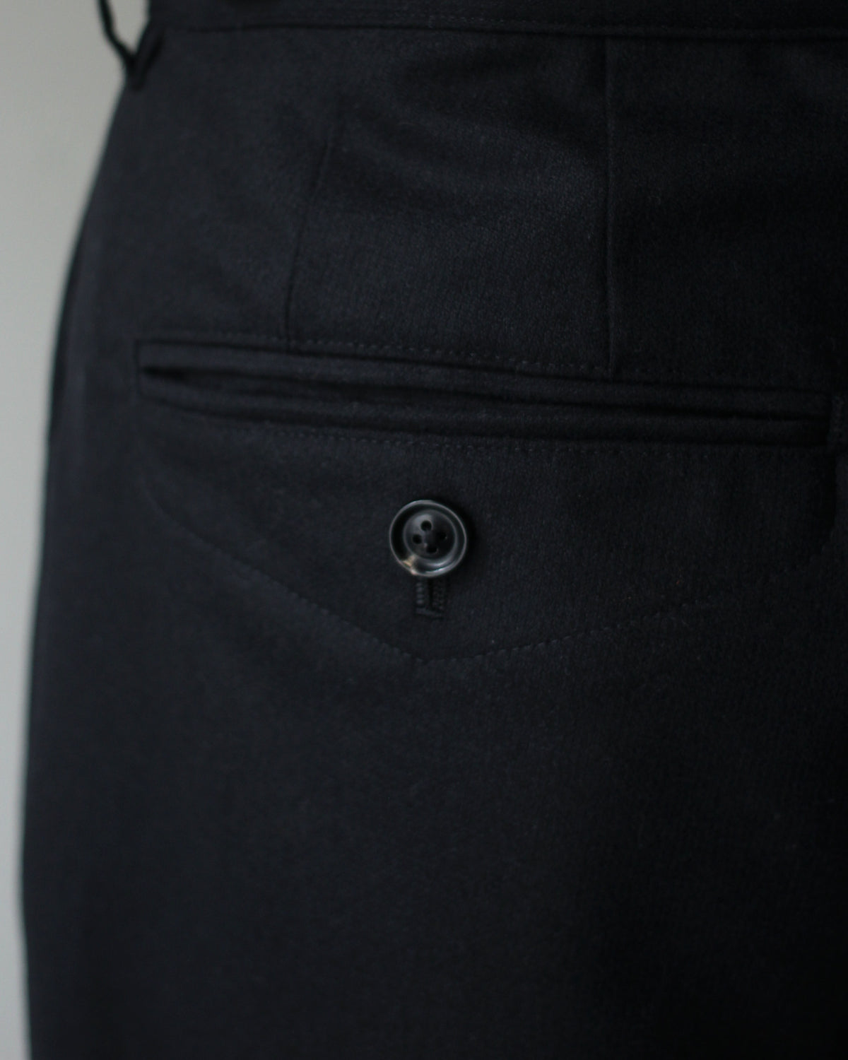 ULTERIOR/W/CASH PANAMA CLOTH MIL-TROUSERS "BLACK"