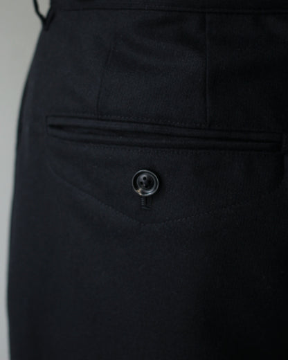 ULTERIOR/W/CASH PANAMA CLOTH MIL-TROUSERS "BLACK"