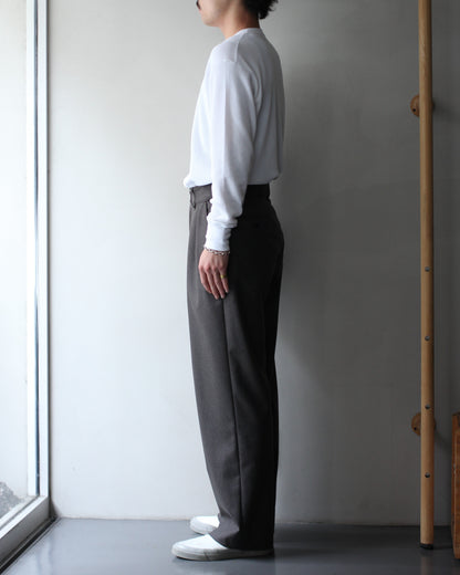 ULTERIOR/W/CASH PANAMA CLOTH MIL-TROUSERS "DUST GREY"