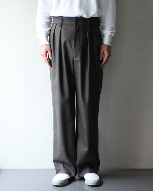 ULTERIOR/W/CASH PANAMA CLOTH MIL-TROUSERS "DUST GREY"