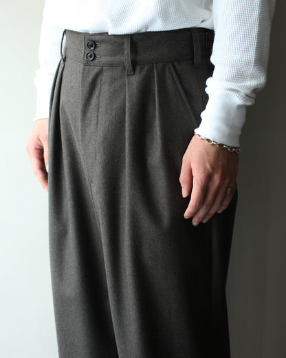 ULTERIOR/W/CASH PANAMA CLOTH MIL-TROUSERS "DUST GREY"