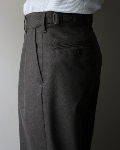 ULTERIOR/W/CASH PANAMA CLOTH MIL-TROUSERS "DUST GREY"