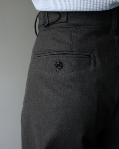 ULTERIOR/W/CASH PANAMA CLOTH MIL-TROUSERS "DUST GREY"