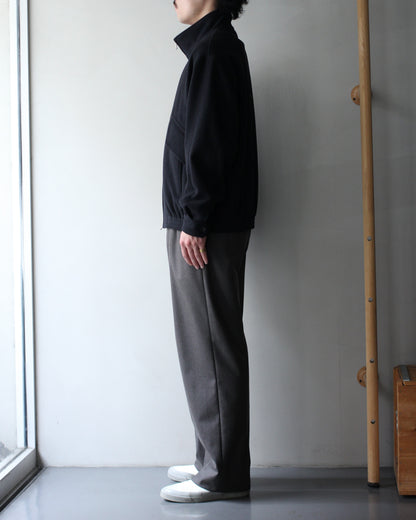 ULTERIOR/HERRINGBONE PILE MOSSER ZIP UP JKT "SHADE BLACK"