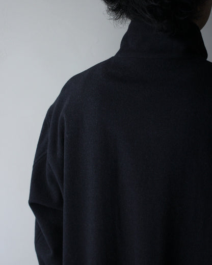ULTERIOR/HERRINGBONE PILE MOSSER ZIP UP JKT "SHADE BLACK"