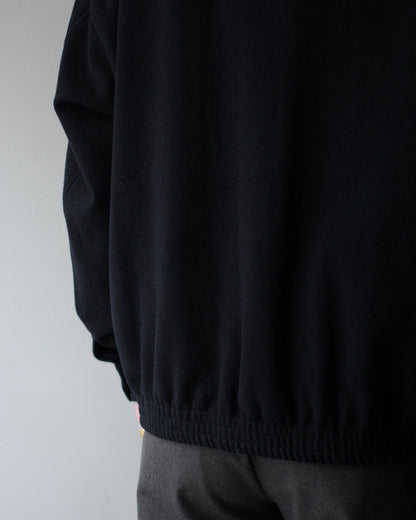 ULTERIOR/HERRINGBONE PILE MOSSER ZIP UP JKT "SHADE BLACK"