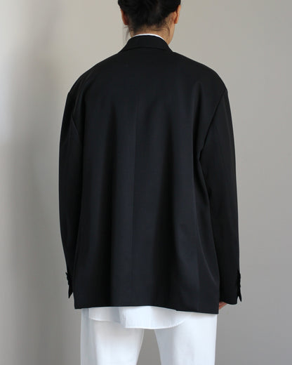 stein/OVERSIZED DOUBLE BREASTED JACKET "BLACK"