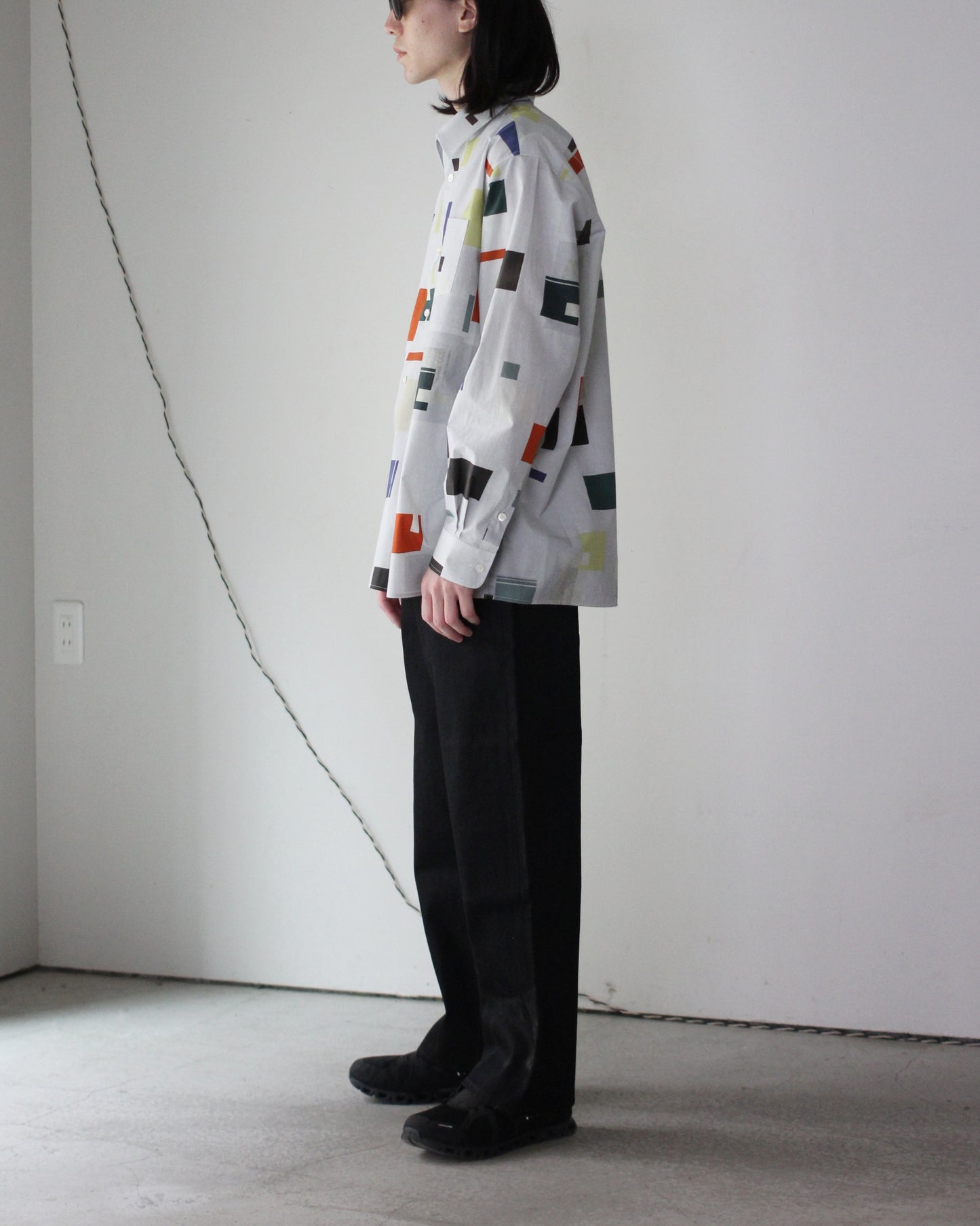 REVERBERATE/SHIRT TYPE - BOX - PATTERN "SQUARE COLOR"
