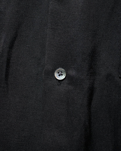 ssstein/VIS/LI BRIGHT TWILL OVERSIZED LS SHIRT "BLACK"