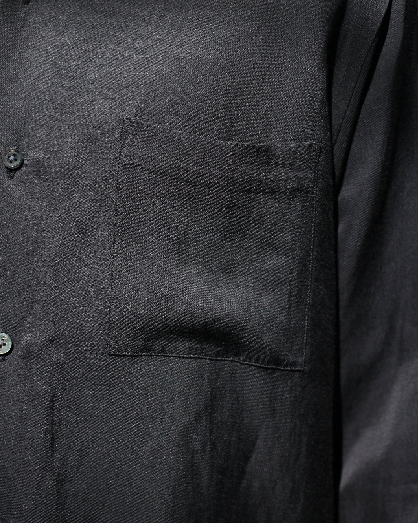 ssstein/VIS/LI BRIGHT TWILL OVERSIZED LS SHIRT "DARK CHARCOAL"