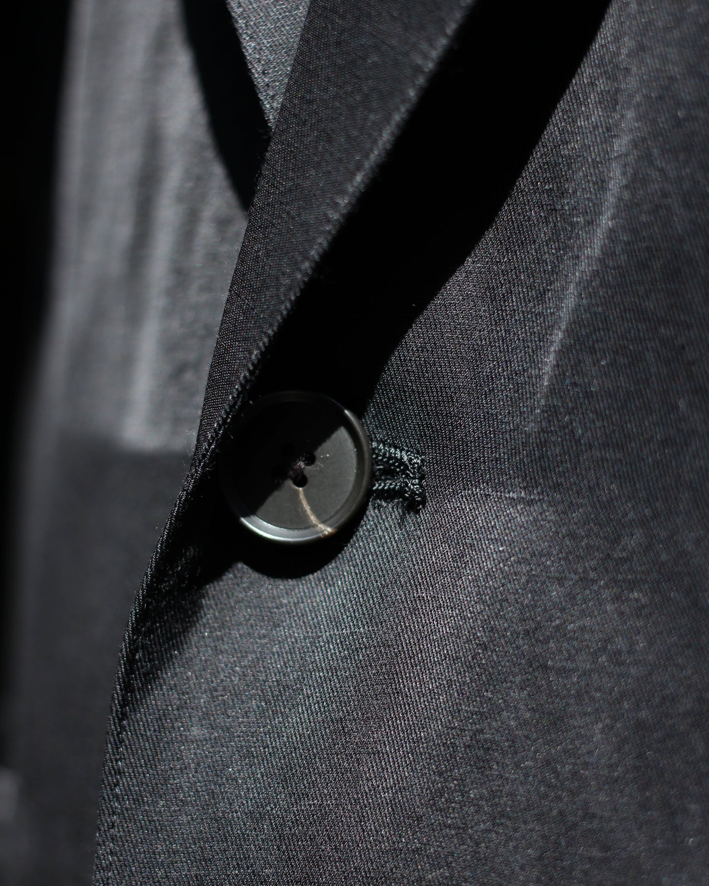 ssstein/VIS/LI BRIGHT TWILL SINGLE BREASTED JACKET "BLACK"