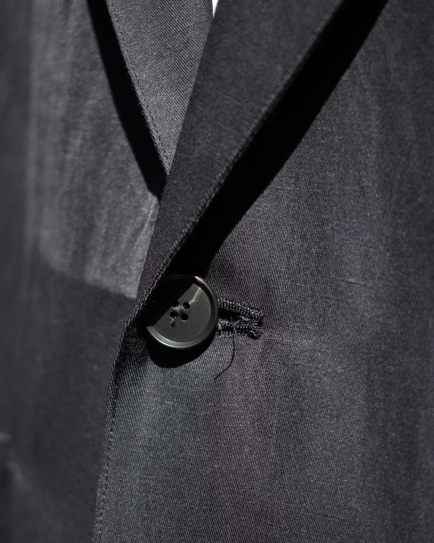 ssstein/VIS/LI BRIGHT TWILL SINGLE BREASTED JACKET "DARK CHARCOAL"