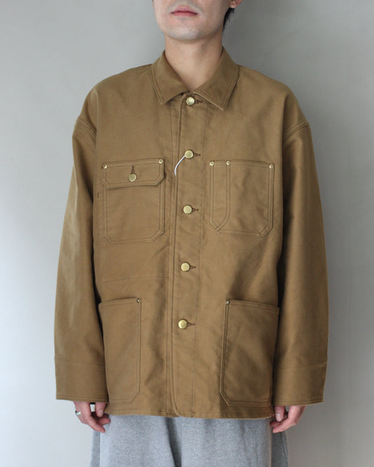 REVERBERATE/COVER ALL JACKET "CAMEL"