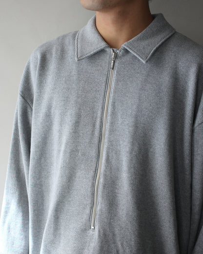 REVERBERATE/HALF ZIPP THERMAL "GRAY"