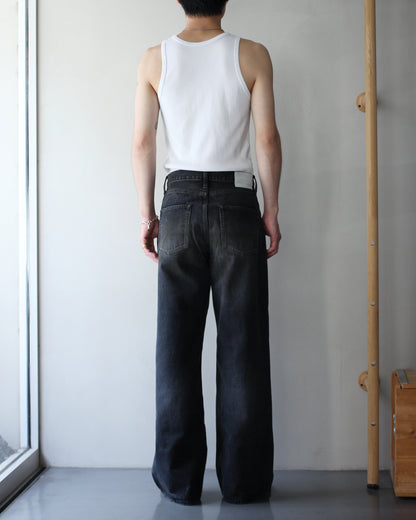 ssstein/LOOSE DENIM JEANS "BLACK"