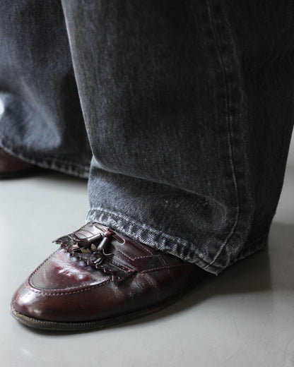 ssstein/LOOSE DENIM JEANS "BLACK"