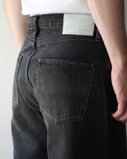 ssstein/LOOSE DENIM JEANS "BLACK"