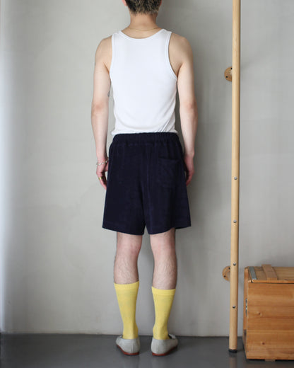 HOWLIN'（ハウリン） / Towel Shorts "Navy"